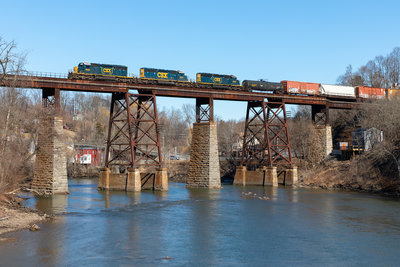 CSXT Q433 @ Catskill, NY
