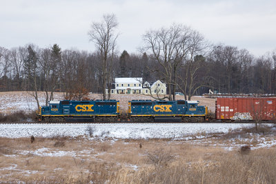 CSXT Q633 @ New Scotland, NY