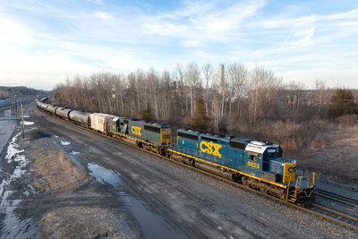 CSXT W860 @ Feura Bush, NY