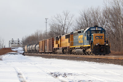 CSXT Q366 @ Chili, NY