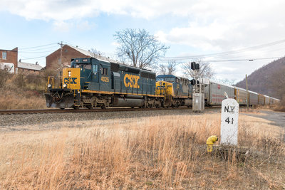 CSXT Q253 @ Iona Island, NY