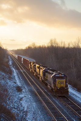 CSXT Q364 @ Bergen, NY