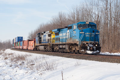 CSXT Q156 @ Churchville, NY