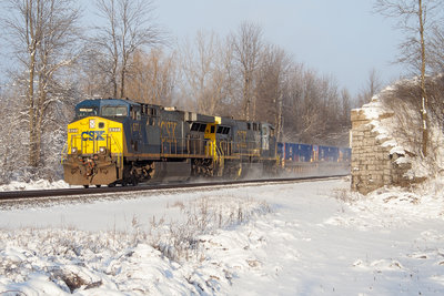 CSXT Q157 @ Churchville, NY