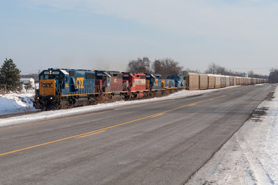 CSXT Q285 @ Bergen, NY
