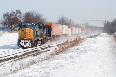 CSXT Q117 @ Bergen, NY