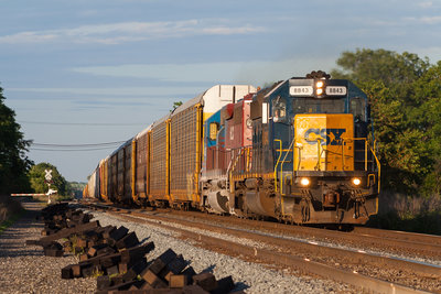 CSXT Q293 @ Bergen, NY